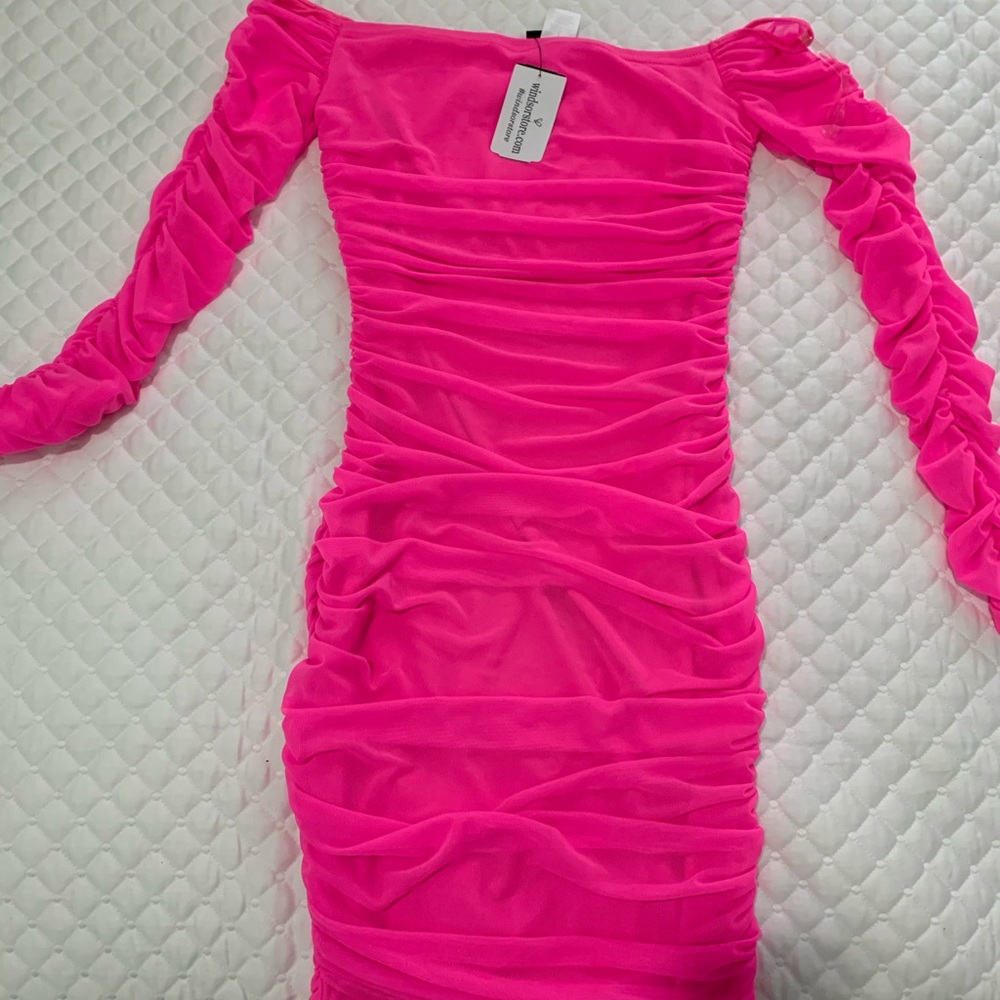 New, with tags! Hot pink dress